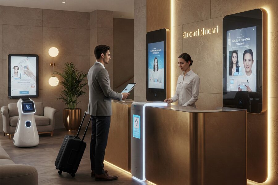 hotelaria, inovação, transformação digital, automação, inteligência artificial, dados, hospitalidade, futuro da hotelaria, experiência do cliente, personalização, tecnologia na hotelaria, turismo inteligente