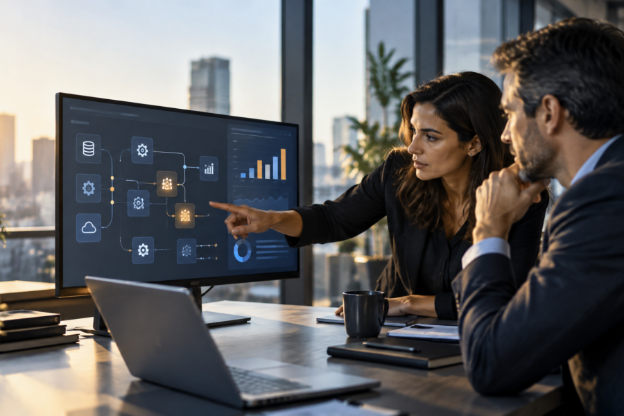 inteligência artificial nas empresas, IA corporativa, ROI da inteligência artificial, transformação digital, automação empresarial, agentes de IA, gestão empresarial, inovação nas empresas, produtividade empresarial, estratégia de negócios