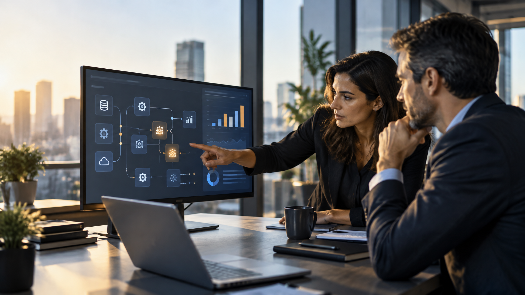 inteligência artificial nas empresas, IA corporativa, ROI da inteligência artificial, transformação digital, automação empresarial, agentes de IA, gestão empresarial, inovação nas empresas, produtividade empresarial, estratégia de negócios